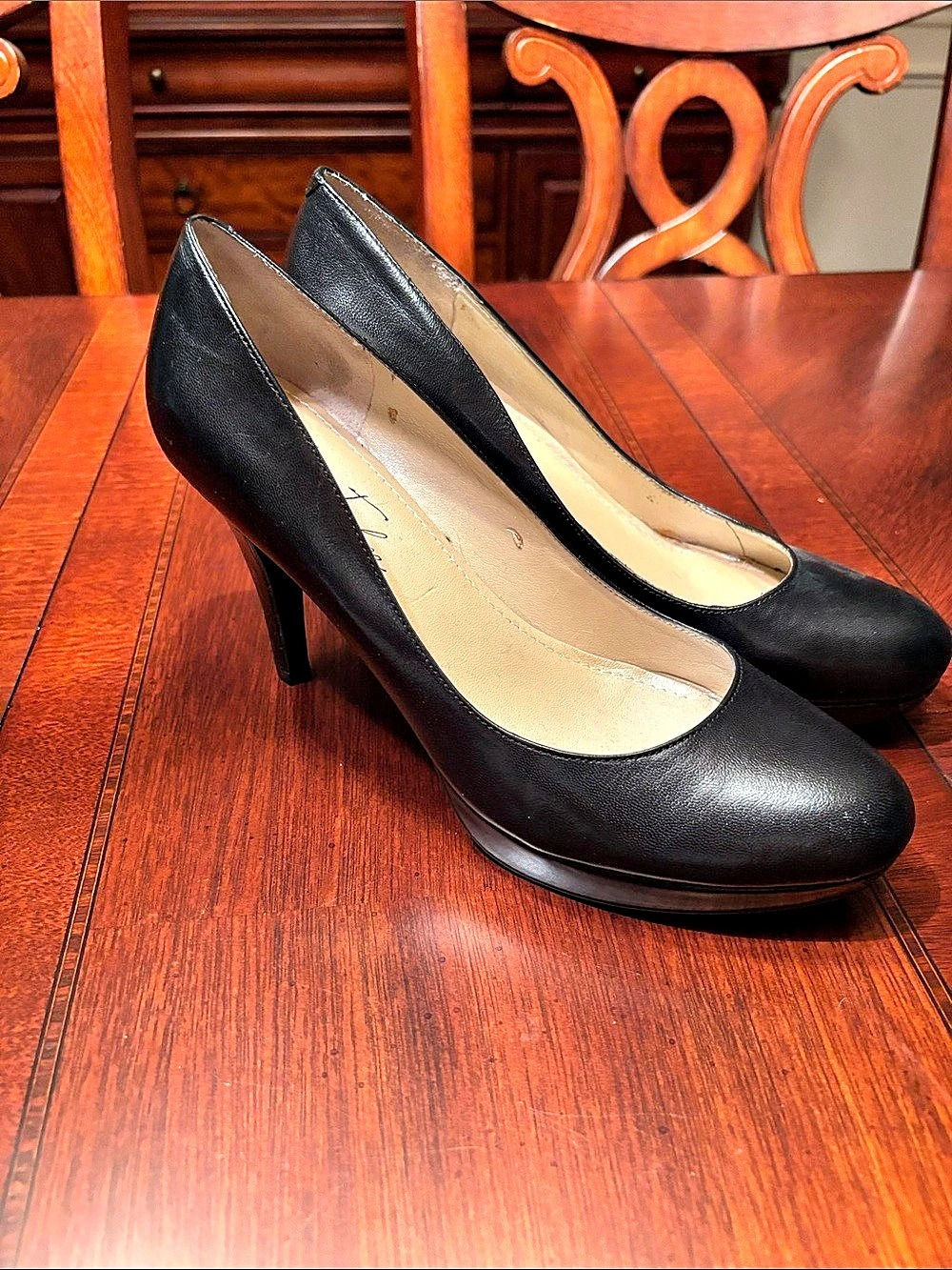 Marc Fisher Black Heels Size 7 1/2 M